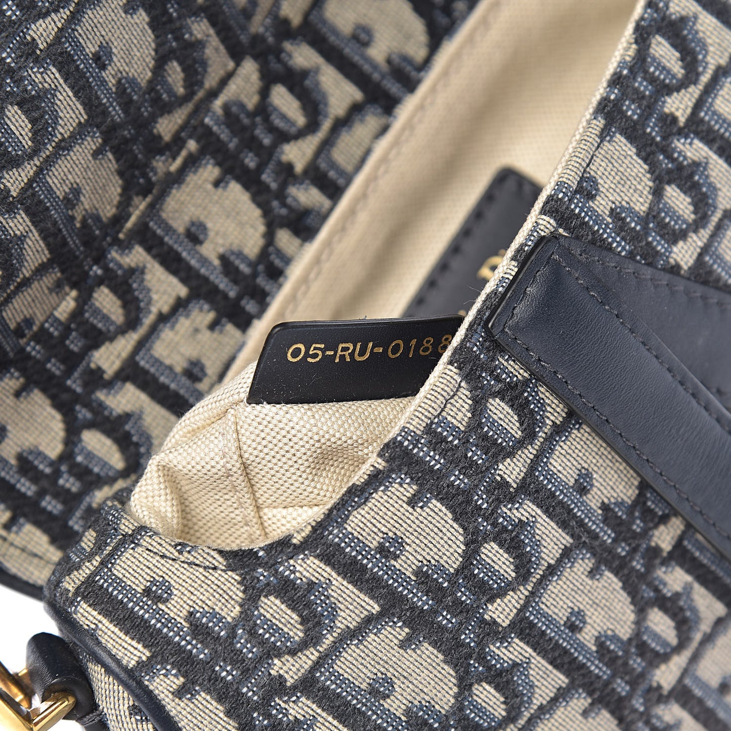 Oblique Mini Saddle Bag Blue