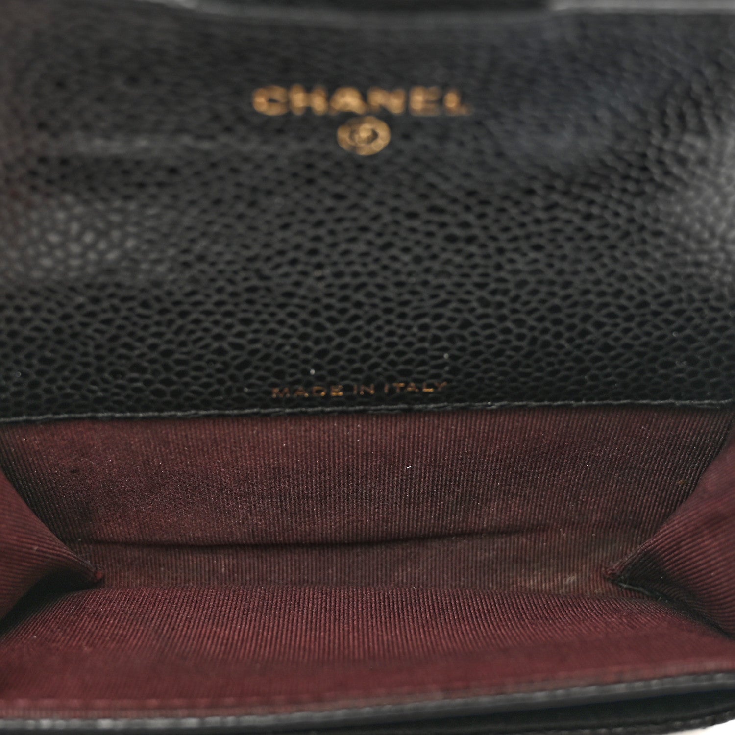 Chanel Caviar Quilted Flap Card Holder Black 5 of 9
