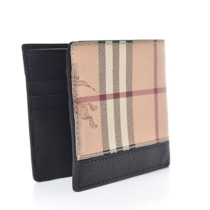 Burberry Haymarket Check BBi-Fold Wallet Black 3 of 11