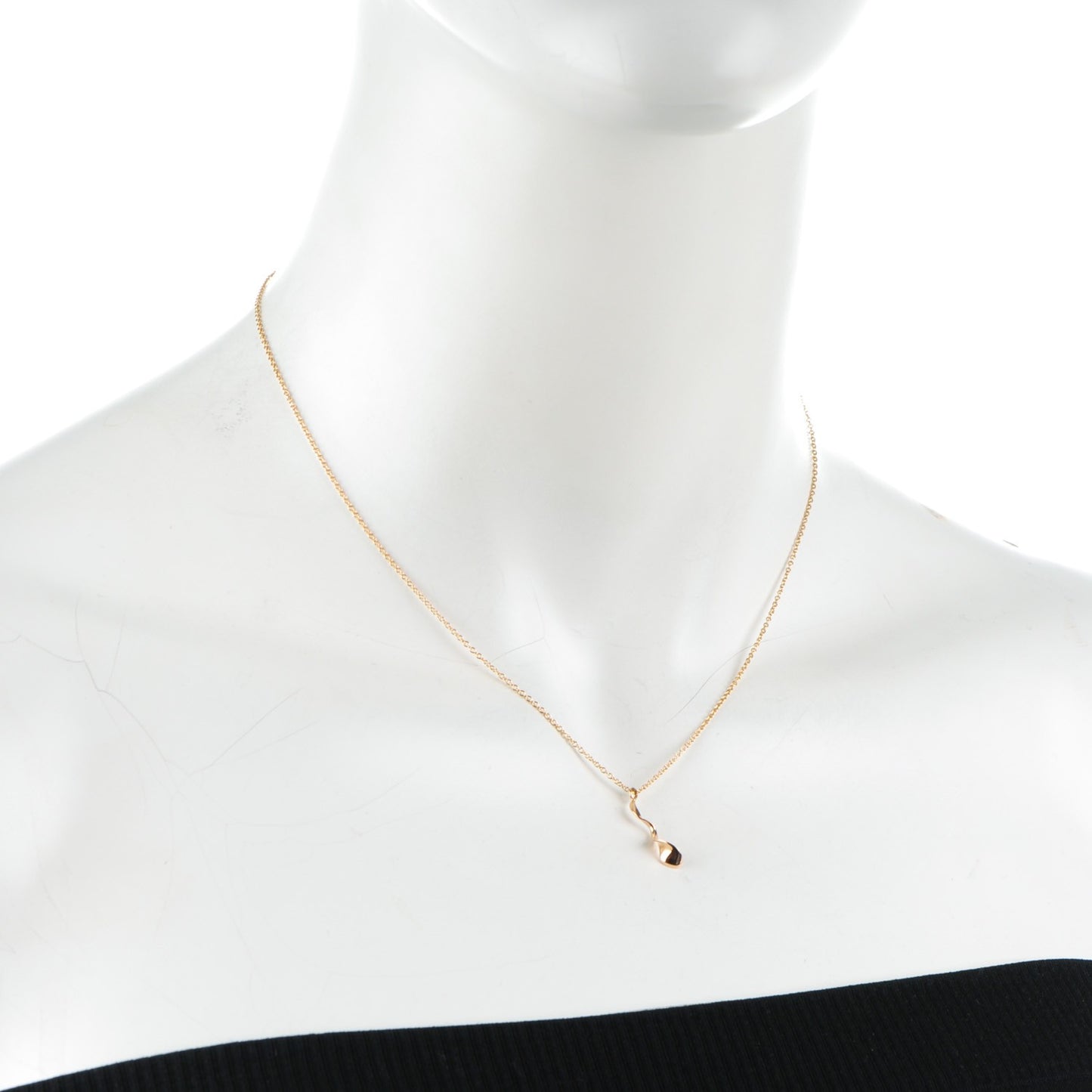 18K Yellow Gold Frank Gehry Orchid Pendant Necklace