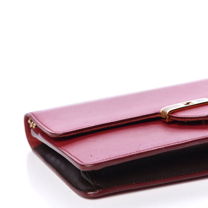 Fendi Vitello Wallet On Chain Red 6 of 15