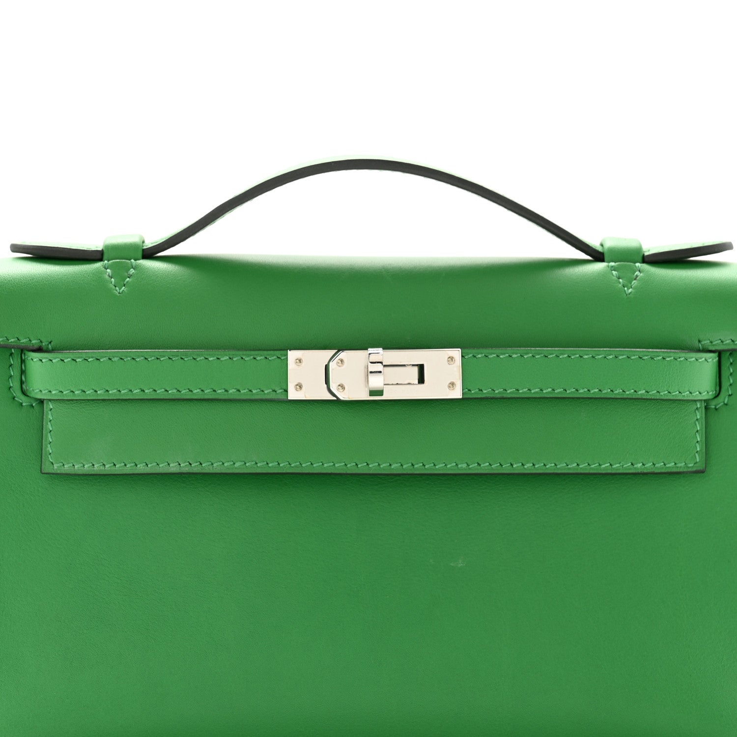 Hermes Swift Kelly Pochette Clutch Bambou 8 of 11