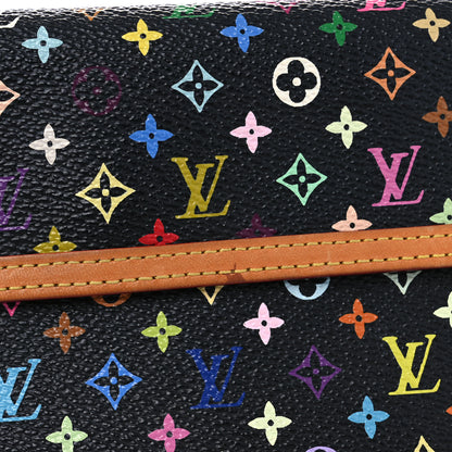 Louis Vuitton Monogram Multicolor Porte Tresor International Wallet Black 8 of 8