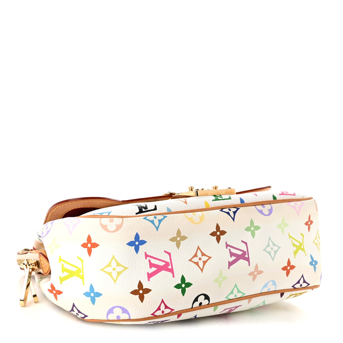 Louis Vuitton Monogram Multicolor Gracie MM White 4 of 9