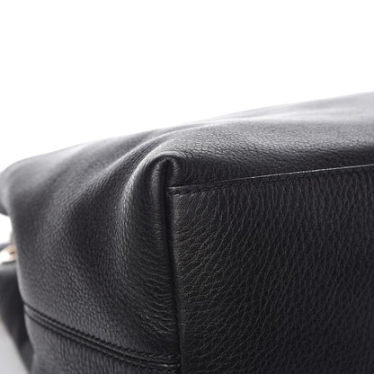 Gucci Pebbled Calfskin Medium Soho Chain Shoulder Bag Black 12 of 13