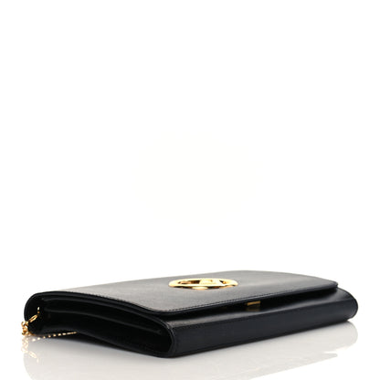 Fendi Vitello Liberty Lucido F is Fendi Wallet on Chain Black 4 of 10