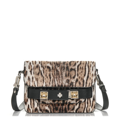 Proenza Schouler Calf Hair Leopard Print Mini PS11 Classic Shoulder Bag Black 1 of 6