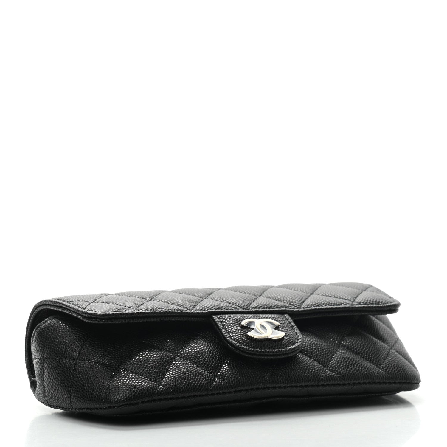 Chanel Caviar Quilted Glasses Case With Chain Black 4 of 7