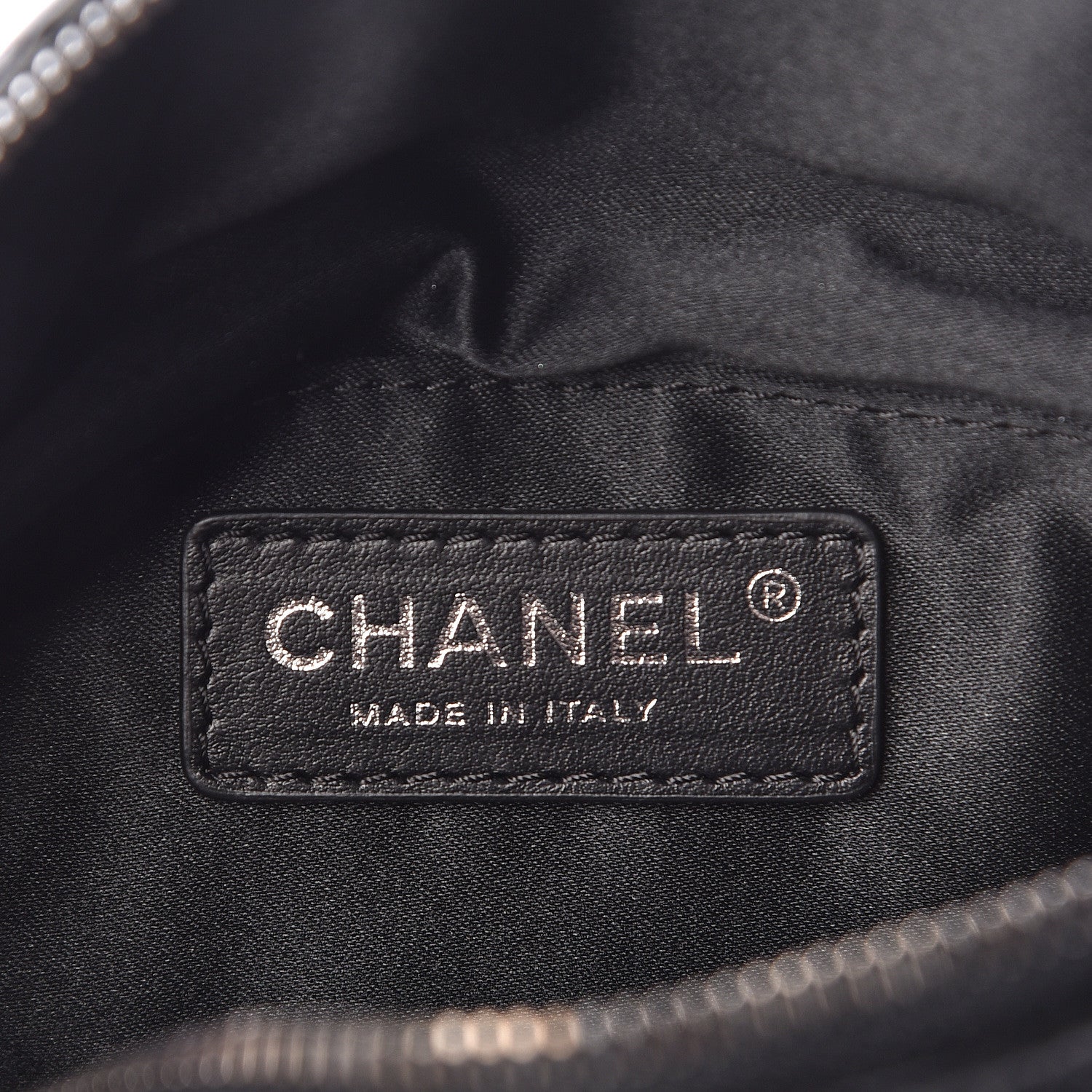 Chanel Lambskin Quilted Banane Waist Bag Fanny Pack Black 6 of 11