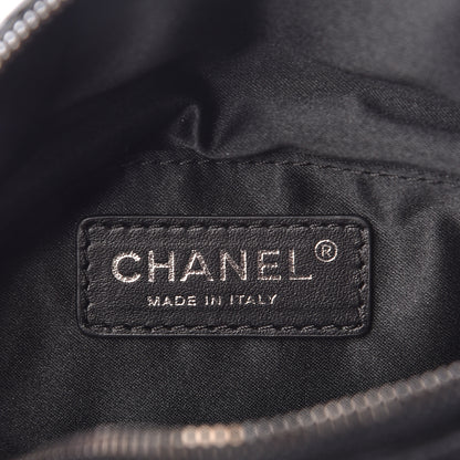 Chanel Lambskin Quilted Banane Waist Bag Fanny Pack Black 6 of 11
