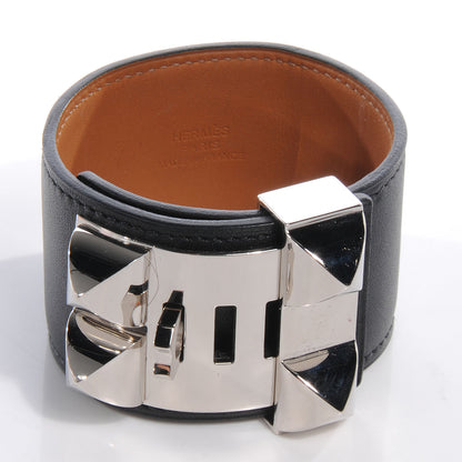 Hermes Chamonix Collier de Chien CDC Bracelet L Black 3 of 7