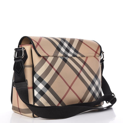 Burberry Nova Check Diaper Messenger Bag 3 of 23