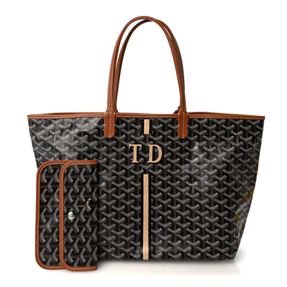 Goyard Goyardine Saint Louis PM Black Gold 3 of 12
