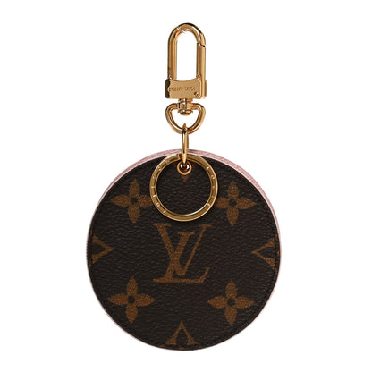 Louis Vuitton Monogram LV Mirror Bag Charm Key Holder Rose Ballerine 1 of 7