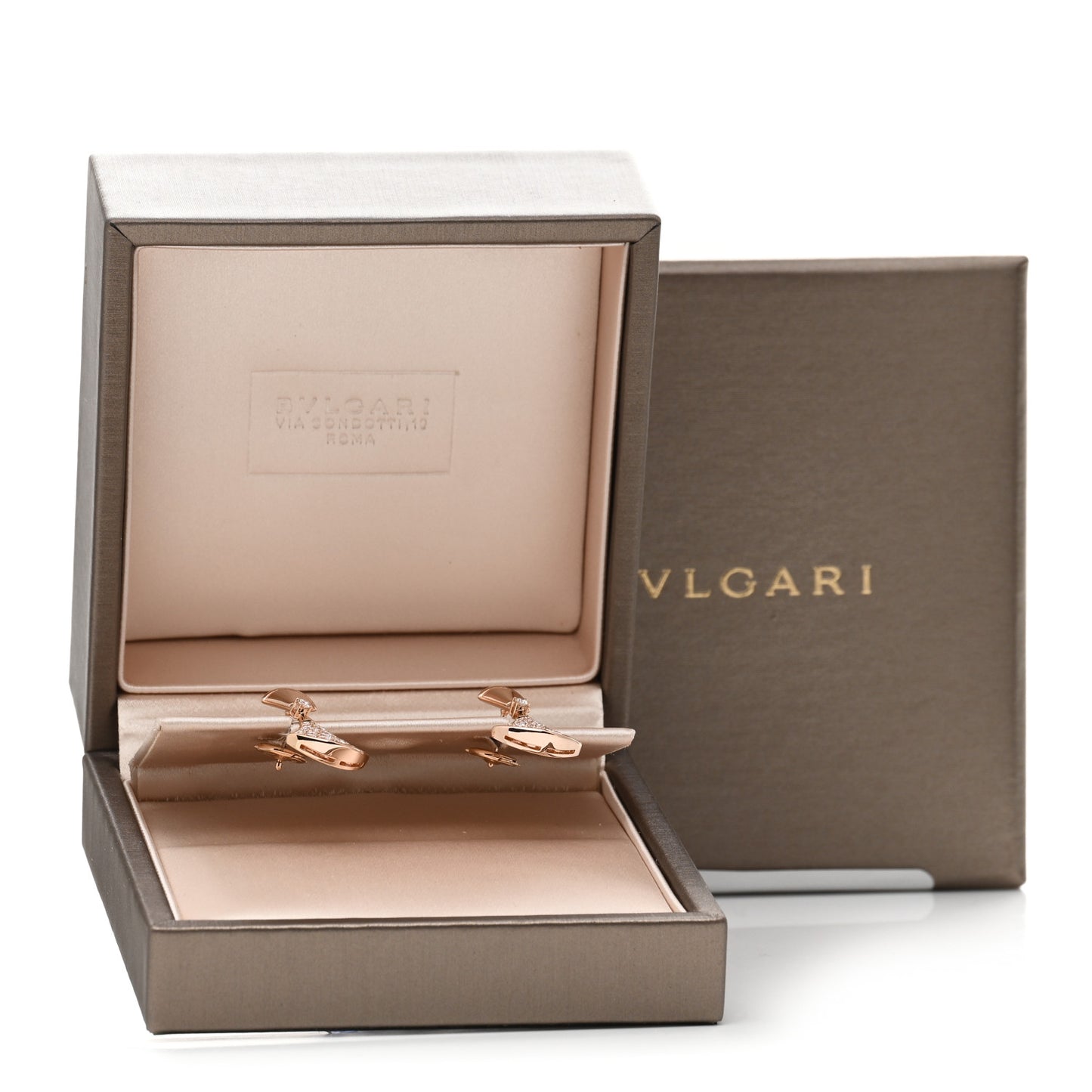 18K Rose Gold Diamond Divas' Dream Pave Earrings