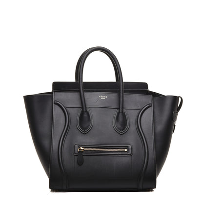 Celine Smooth Calfskin Mini Luggage Black 1 of 9