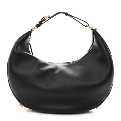 Fendi Vitello Grace Matte Medium Fendigraphy Hobo Bag Black 1 of 13