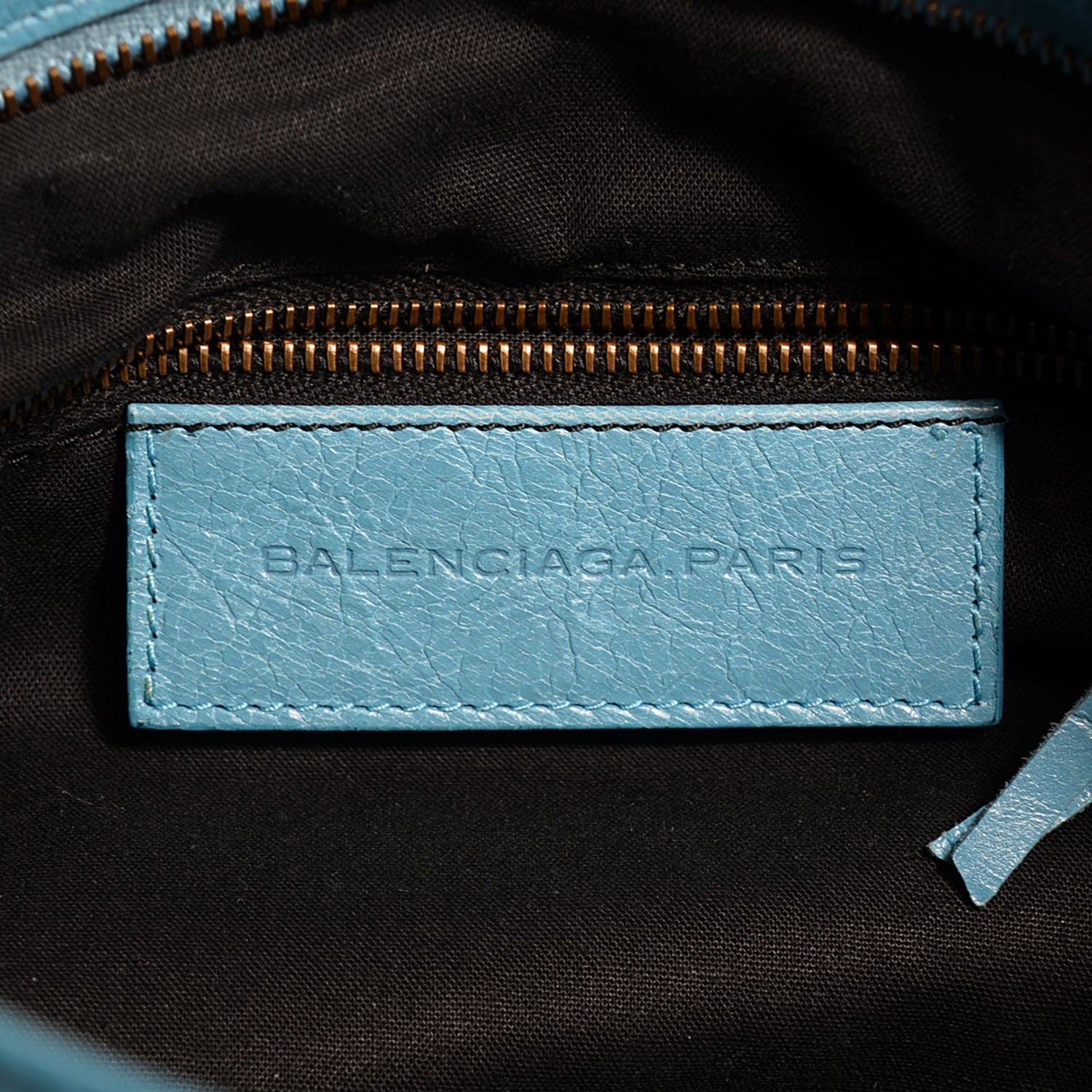 Balenciaga Agneau Classic Hardware Town Bleu Indigo 6 of 12
