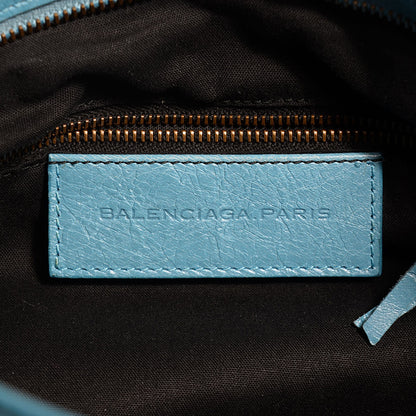 Balenciaga Agneau Classic Hardware Town Bleu Indigo 6 of 12
