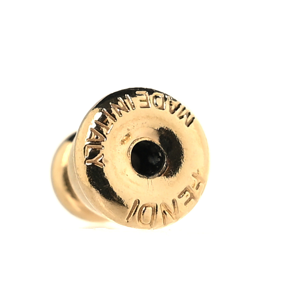 Fendi Metal FF O'Lock Earrings Gold 4 of 5