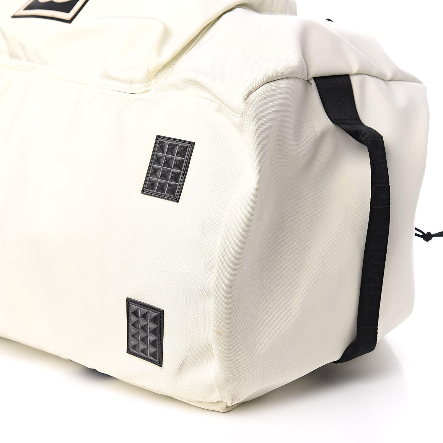 Chanel Nylon Sport Logo Duffel Bag White 10 of 13