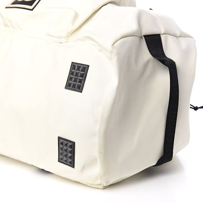 Chanel Nylon Sport Logo Duffel Bag White 10 of 13