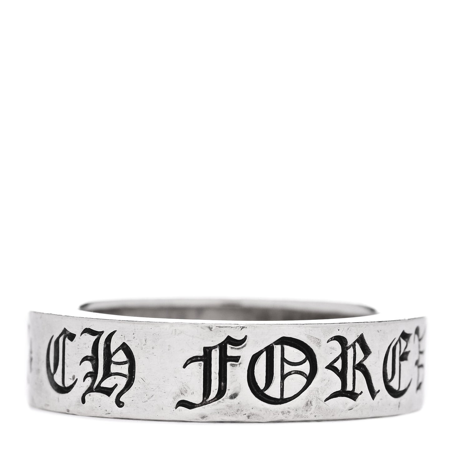 Sterling Silver Cross CH Forever Spacer Ring 57 8