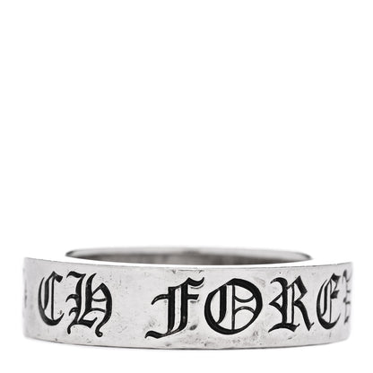 Chrome Hearts Sterling Silver Cross CH Forever Spacer Ring 57 8 1 of 5