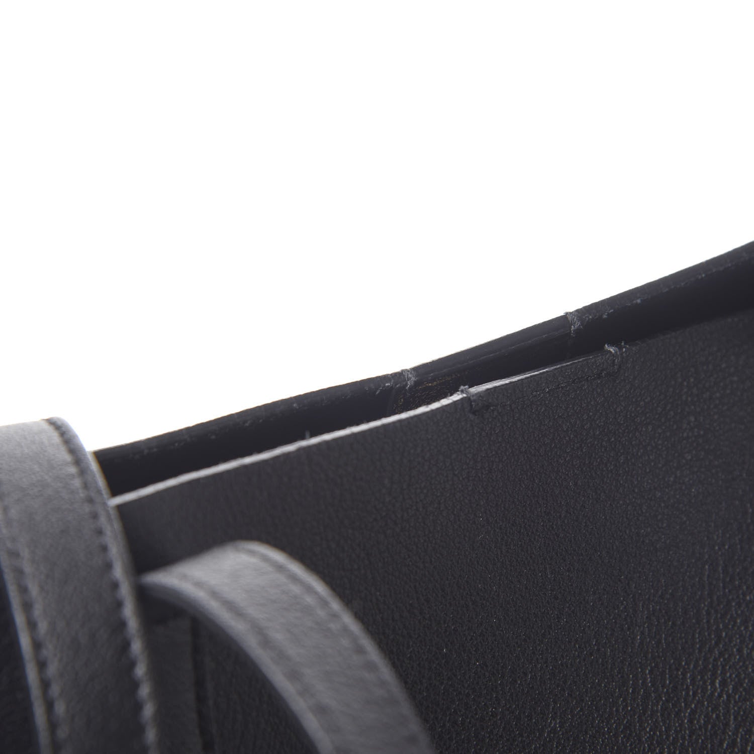 Saint Laurent Calfskin Large Shopping Tote Black 8 of 11