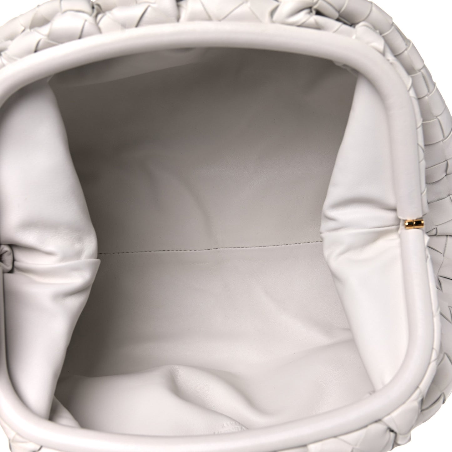 Nappa Maxi Intreccio The Pouch Oversized Clutch Plaster