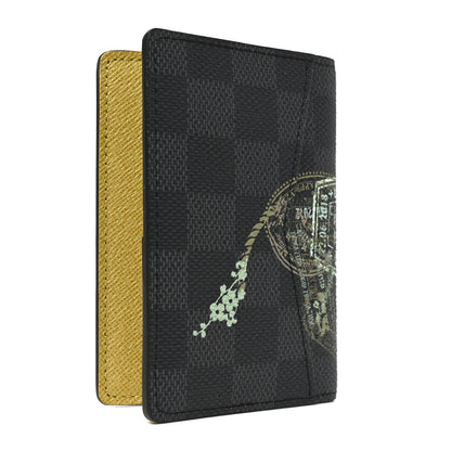Louis Vuitton Damier Graphite Stamps Pocket Organizer NM 3 of 7