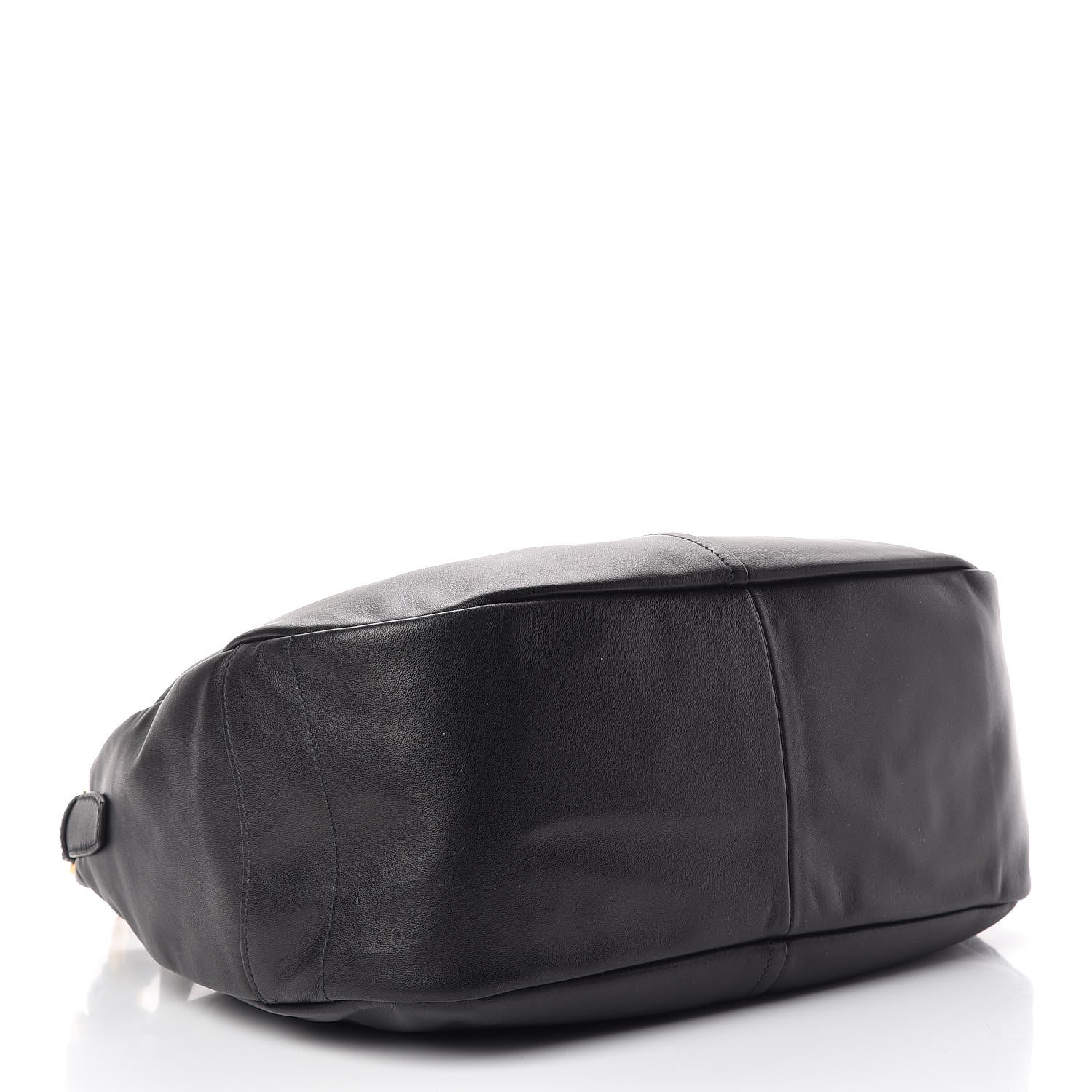 Prada Soft Calfskin Hobo Black 4 of 12