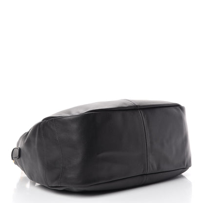 Prada Soft Calfskin Hobo Black 4 of 12