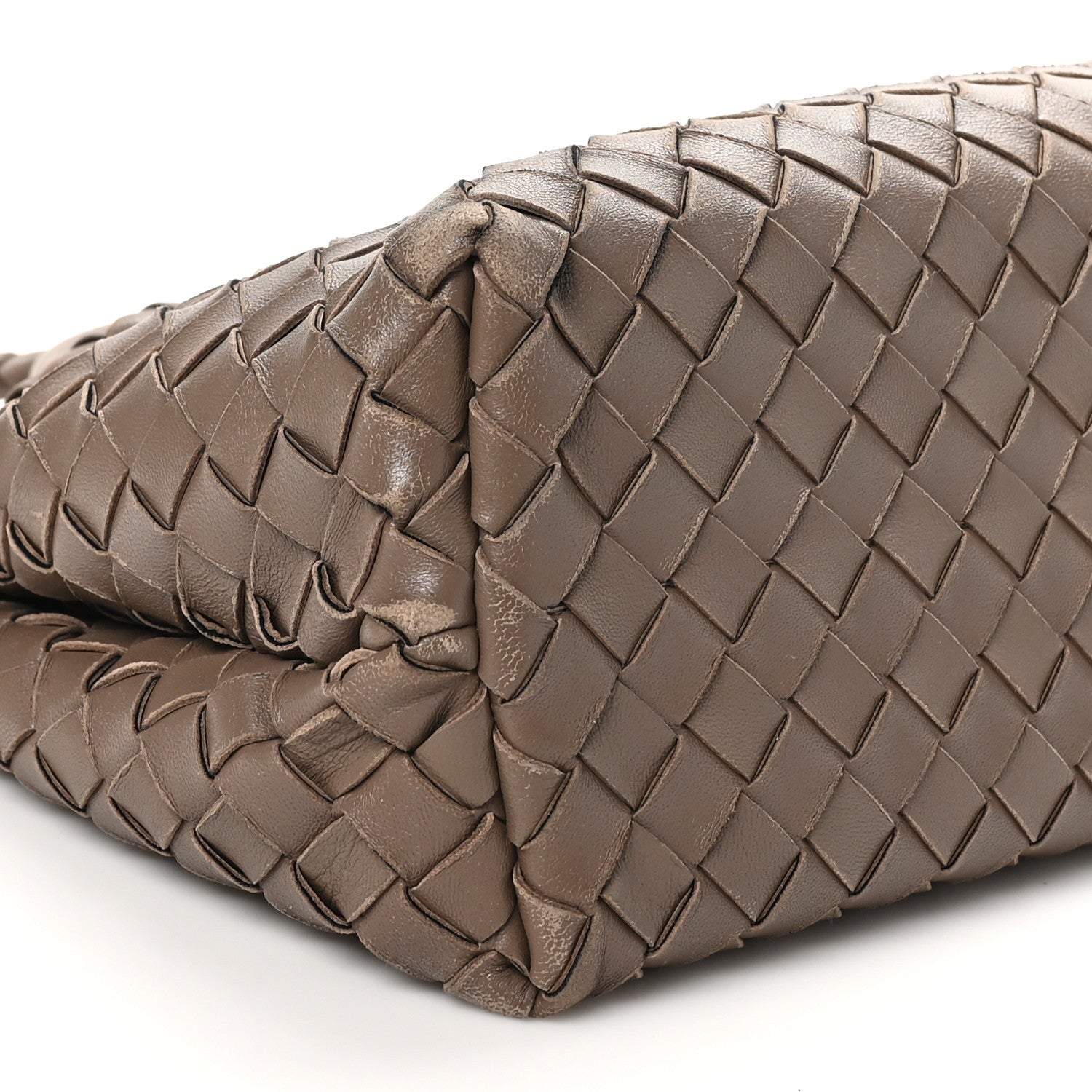 Bottega Veneta Nappa Intrecciato Medium Andiamo Shoulder Bag Taupe Grey 8 of 13