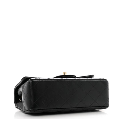 Chanel Lambskin Quilted Mini Rectangular Flap Black 4 of 12