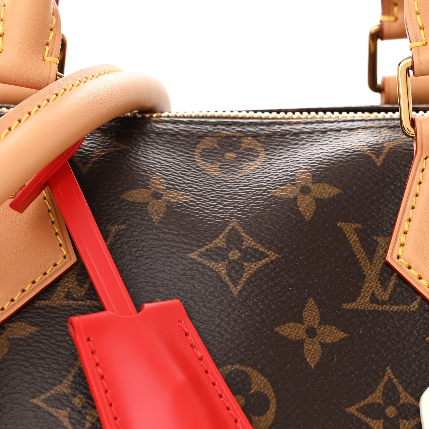 Louis Vuitton Monogram Speedy Soft 30 Crafty Red 7 of 9