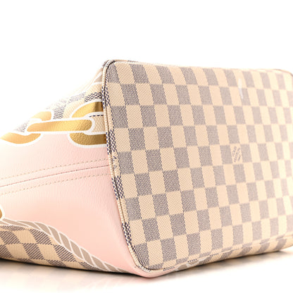 Louis Vuitton Damier Azur Nautical Neverfull MM 8 of 13