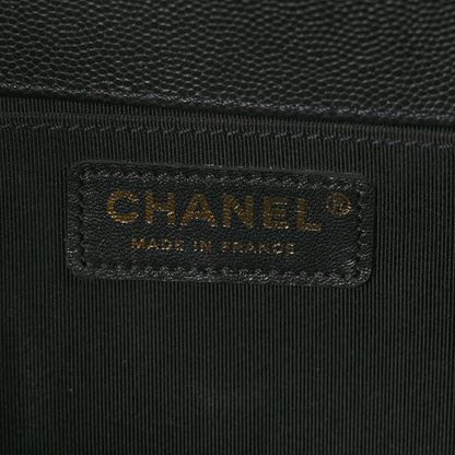 Chanel Caviar Quilted Medium Boy Flap Black 6 of 10
