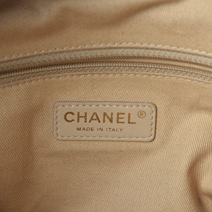 Chanel Glazed Calfskin Quilted Large Boy Tote Black 7 of 10
