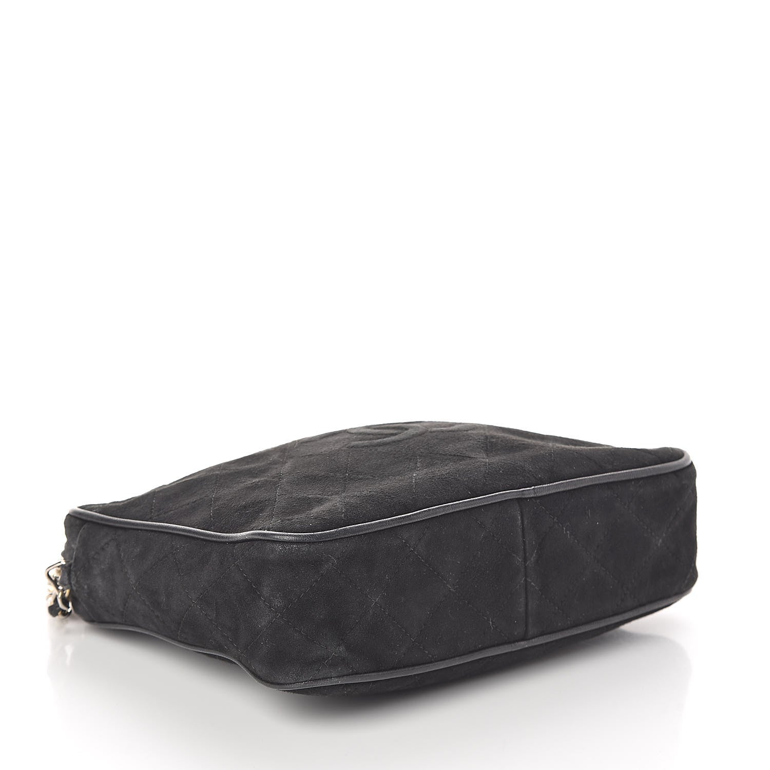 Chanel Suede CC Tassel Camera Case Black 4 of 10