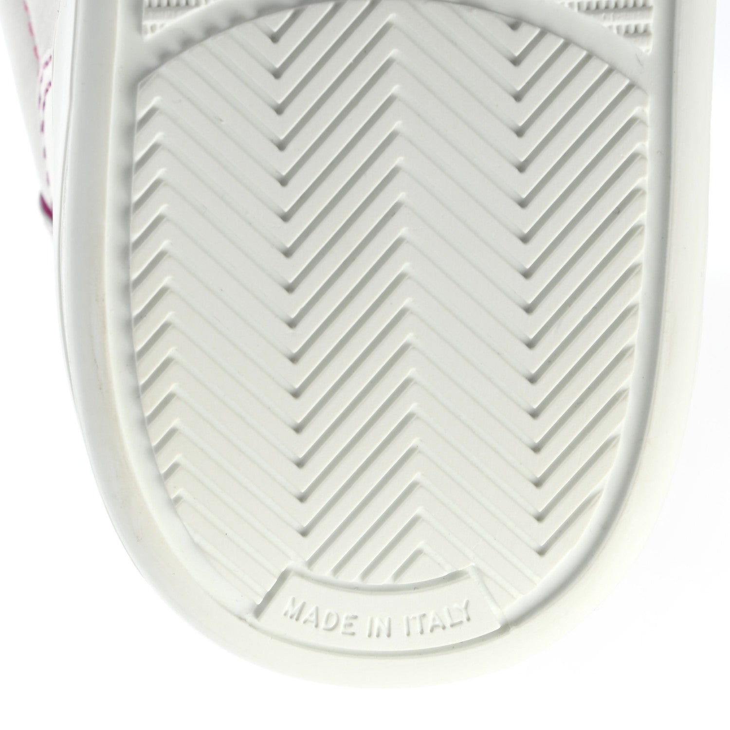 Chanel Calfskin Womens Logo Sneakers 37.5 White Pink 7 of 8
