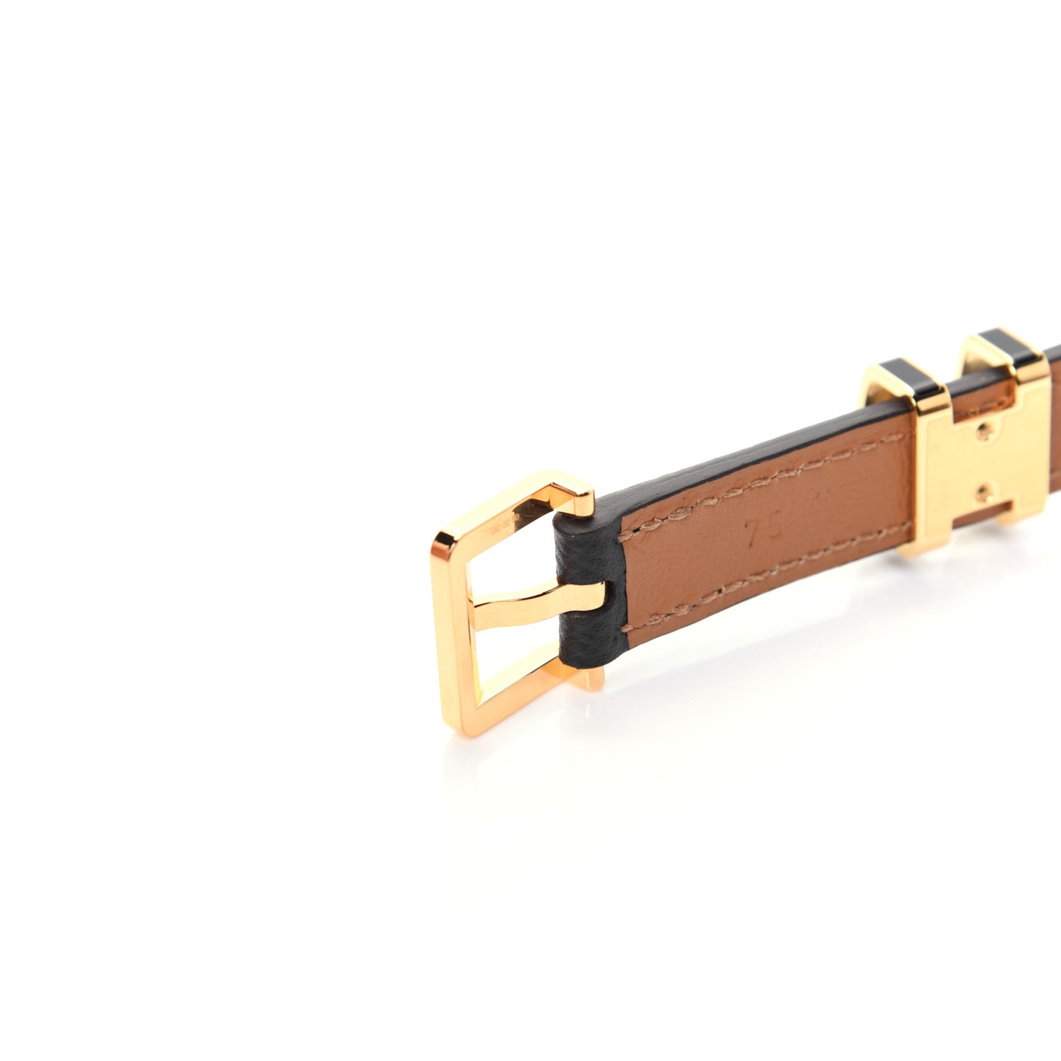Hermes Epsom 15mm Pop H Belt 75 Black 10 of 11