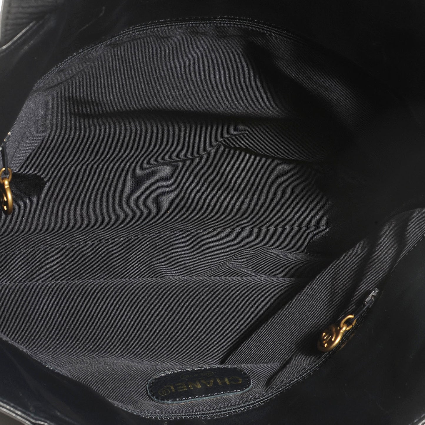 Lambskin CC Shopper Tote Navy