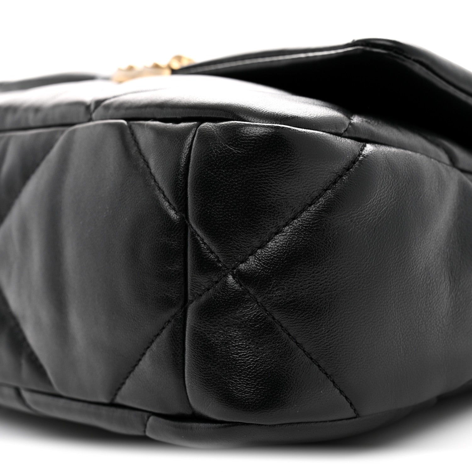 Chanel Lambskin Quilted Medium Chanel 19 Flap Black 10 of 10