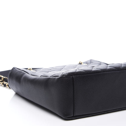 Chanel Caviar Quilted Petit Shopping Tote PST Black 5 of 10