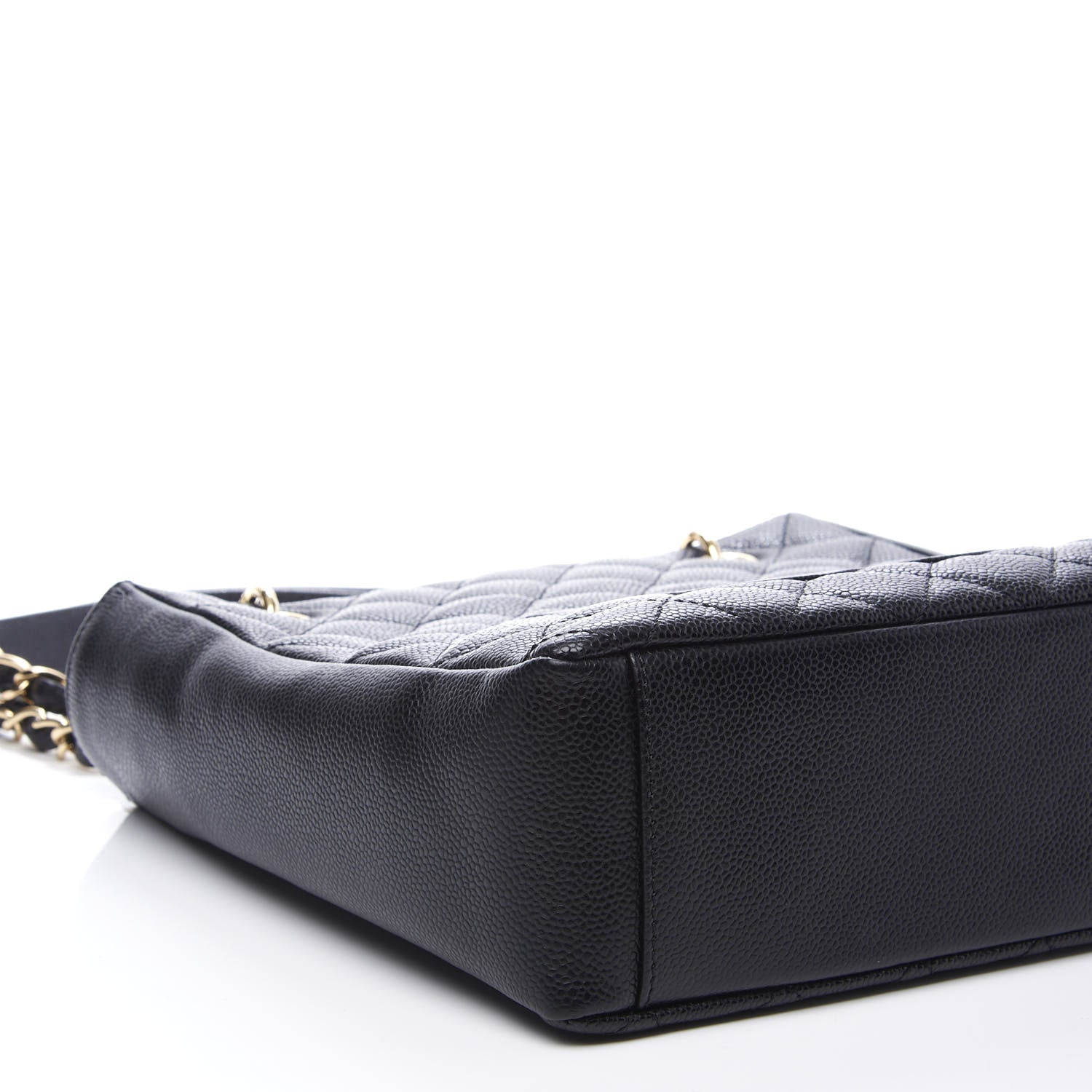Chanel Caviar Quilted Petit Shopping Tote PST Black 5 of 10