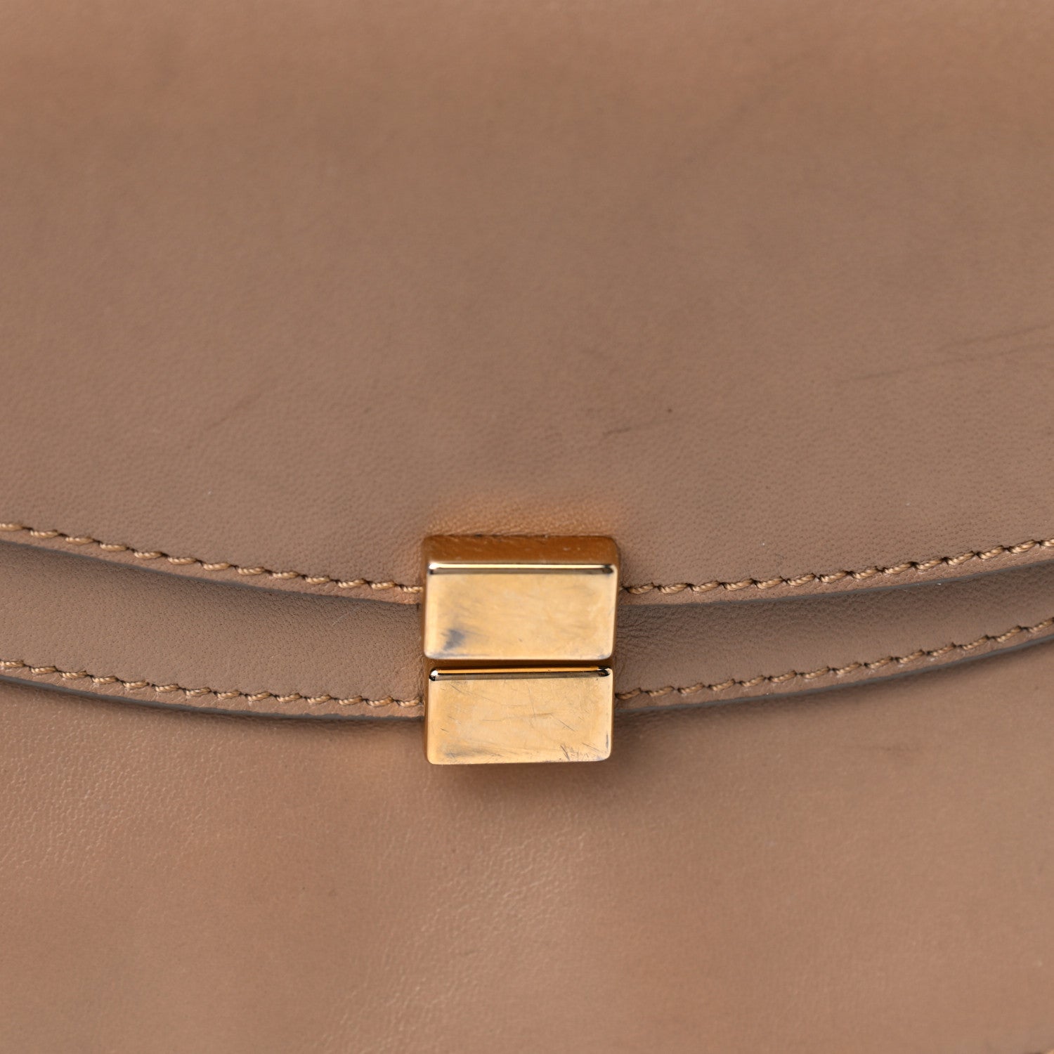 Chloe Calfskin Georgia Crossbody Bag Chestnut Cream 12 of 16