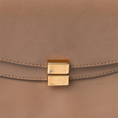 Chloe Calfskin Georgia Crossbody Bag Chestnut Cream 12 of 16
