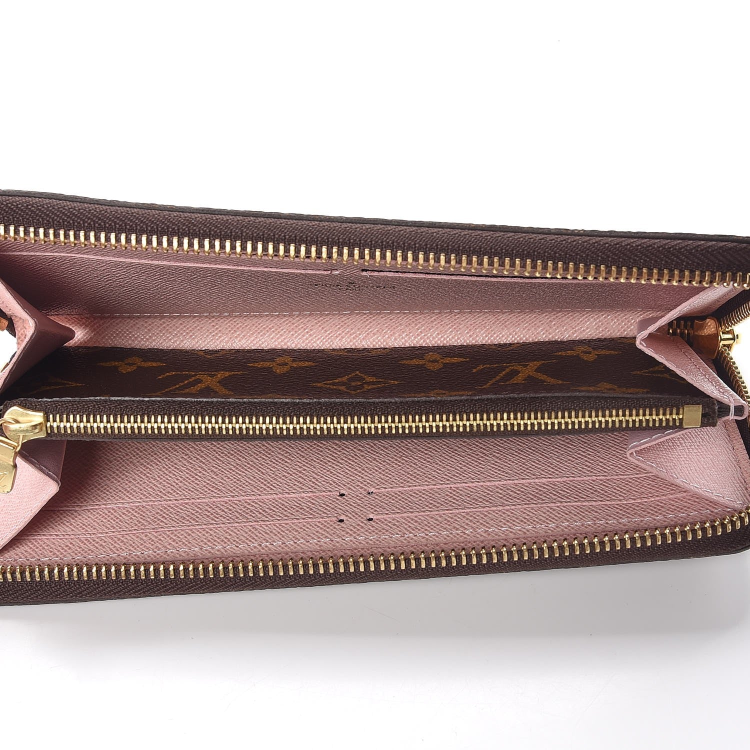 Louis Vuitton Monogram Clemence Wallet Rose Ballerine 5 of 8