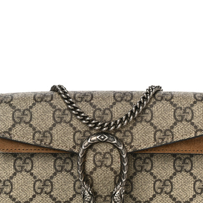 Gucci GG Supreme Monogram Super Mini Dionysus Shoulder Bag Taupe 7 of 11